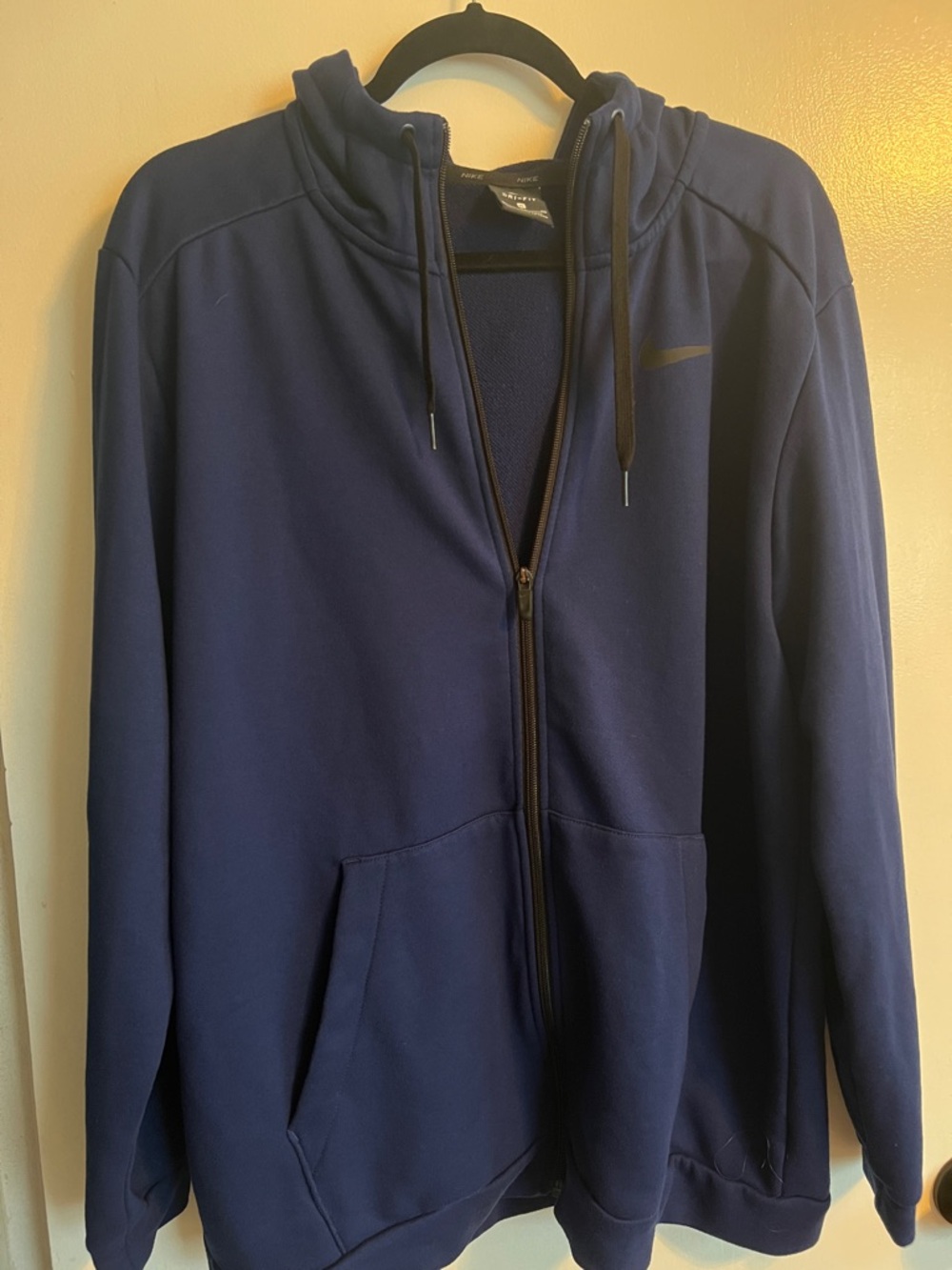 Nike Men's Dark Navy Full-Zip Hoodie Jacket
